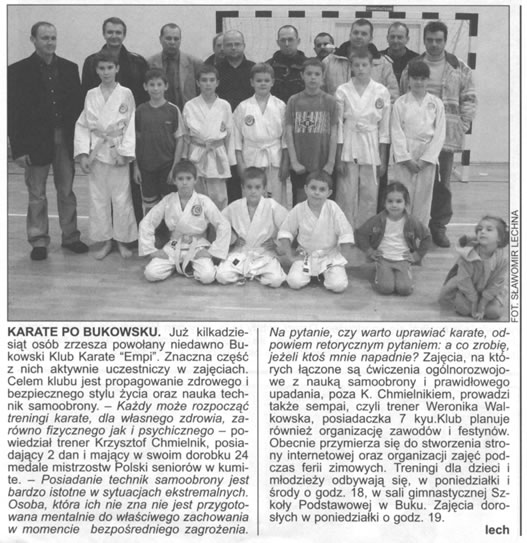2004.12 G-os Buku - Karate po bukowsku